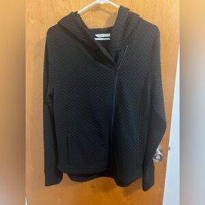 DSG black zip up hoodie size medium new without tags